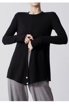 Cross Button Dance Active Blouse Wear