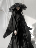 Irregular Bat Sleeve Loose Long Shirt