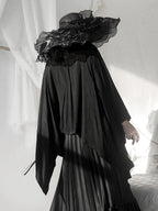 Irregular Bat Sleeve Loose Long Shirt