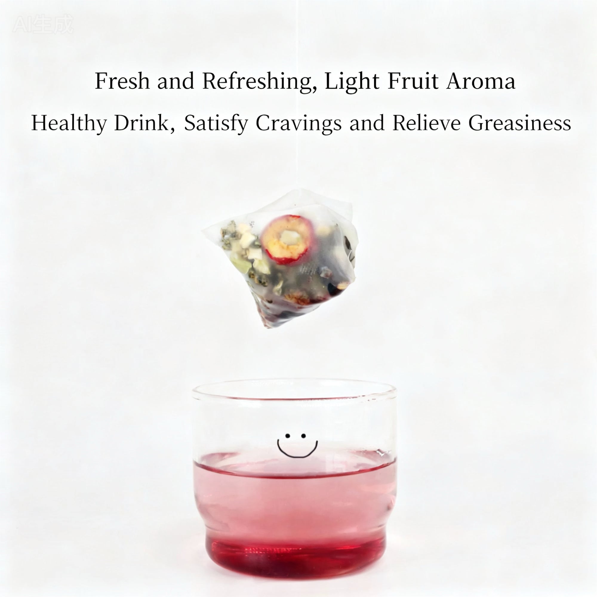 Black Plum Hawthorn Apple Digestion Tea - Digestive Support & Bloating Relief