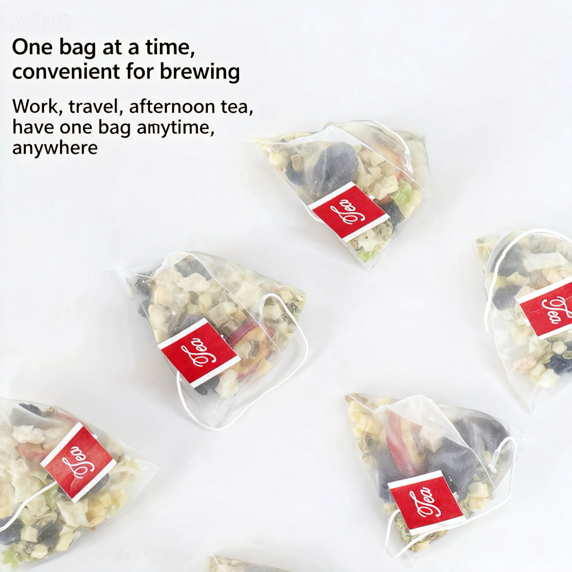 Black Plum Hawthorn Apple Digestion Tea - Digestive Support & Bloating Relief