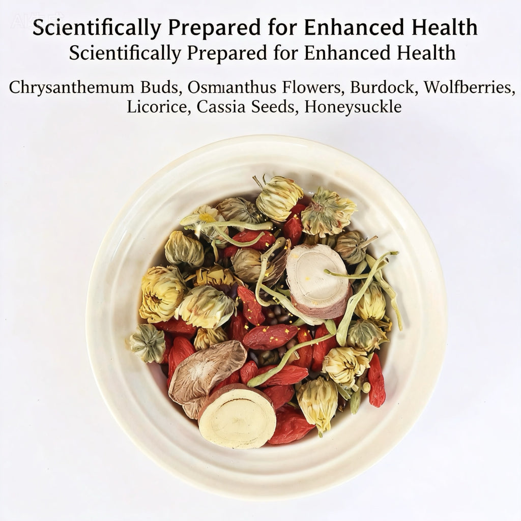 Chrysanthemum Cassia Seed Goji Berry Tea - Traditional Herbal Blend