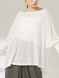 Loose Bat Sleeve Dance Training Active Blouse