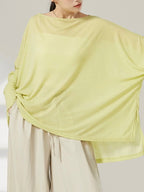 Loose Bat Sleeve Dance Training Active Blouse