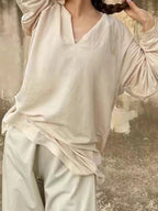 Casual Cotton Dance Costume Shirt