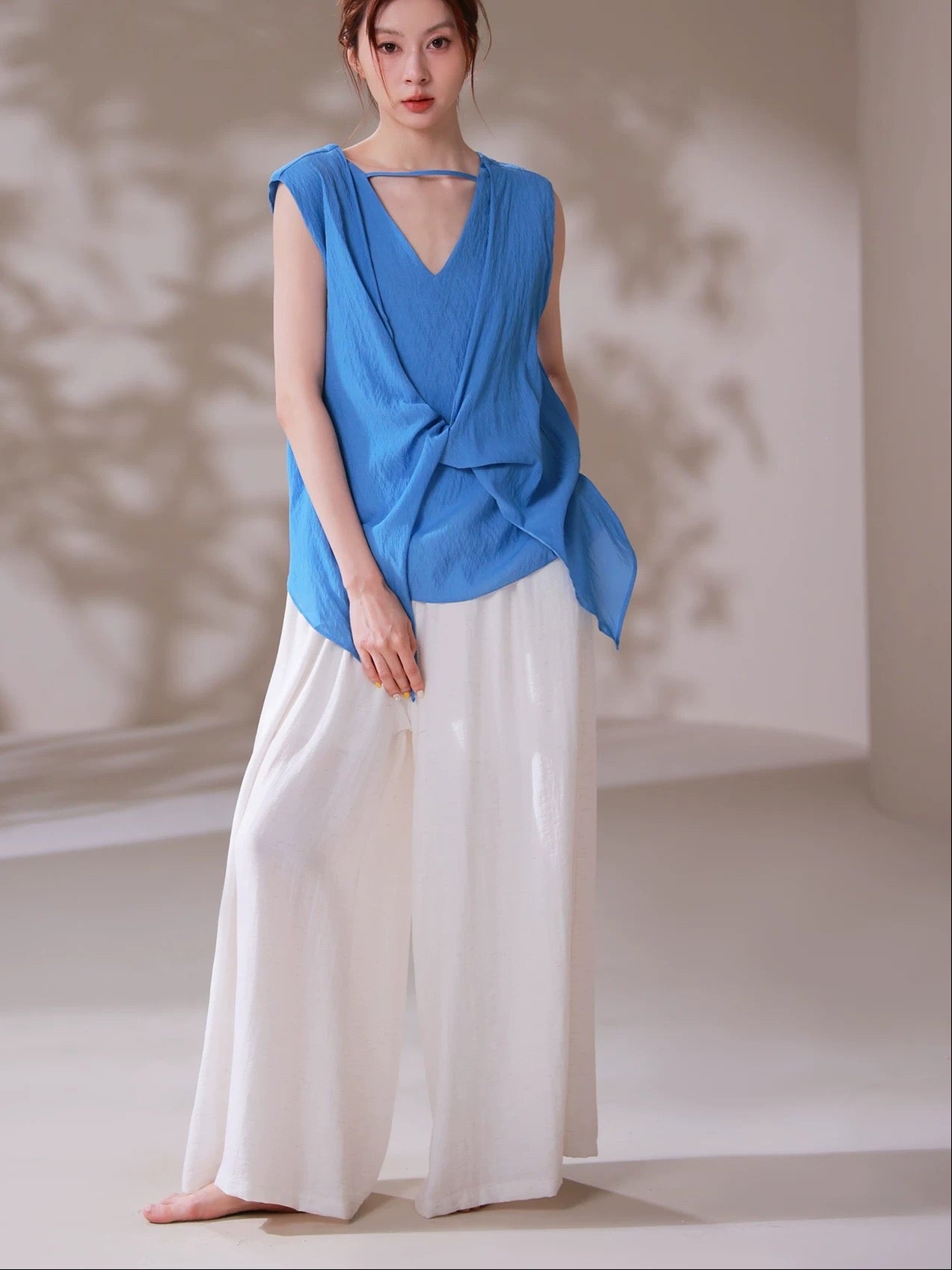 Reversible Bow Sleeveless Dance Top