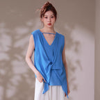 Reversible Bow Sleeveless Dance Top