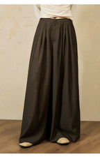 Wide-leg Suit Daily Active Pants