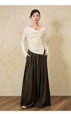 Wide-leg Suit Daily Active Pants