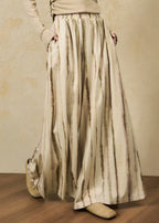 Loose-fitting Tie-dye Striped Activewear Pants