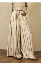 Loose-fitting Tie-dye Striped Activewear Pants