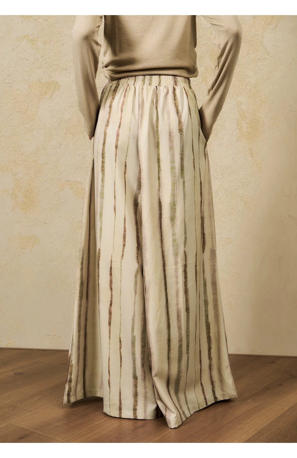 Loose-fitting Tie-dye Striped Activewear Pants