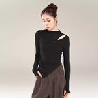 "Black shirt classical dance costume daily wear."