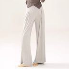 "White loose-fitting trousers, classical dance attire for daily wear."