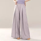 Purple Classical Dance Costume with Long Pants for Daily Wear"