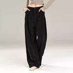 "Black loose-fitting trousers classical dance costume."