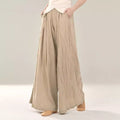 Apricot Classical Dance Costume with Long Pants for Daily Wear"