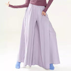 Purple Split-leg Classical Dance Costume for Daily Wear