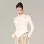 "White shirt classical dance costume daily wear"