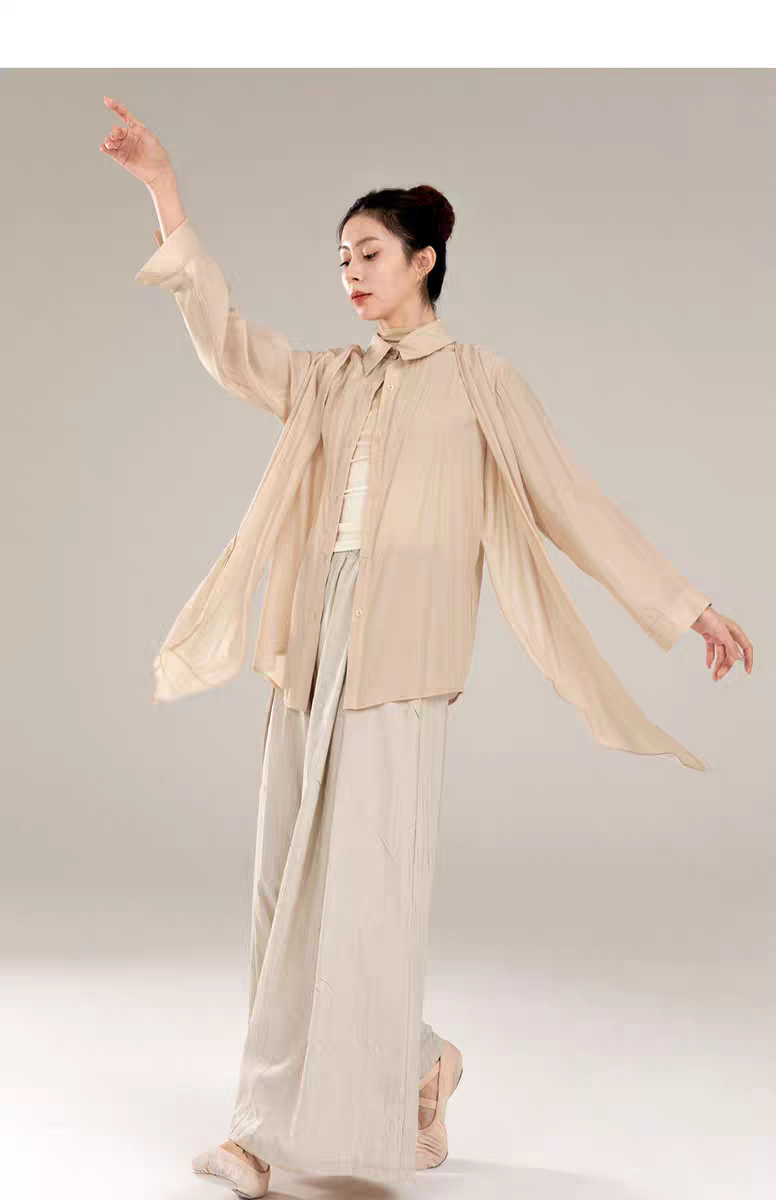 Apricot long shirt