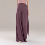 Classical Dance Lace-up Wide-leg Pants
