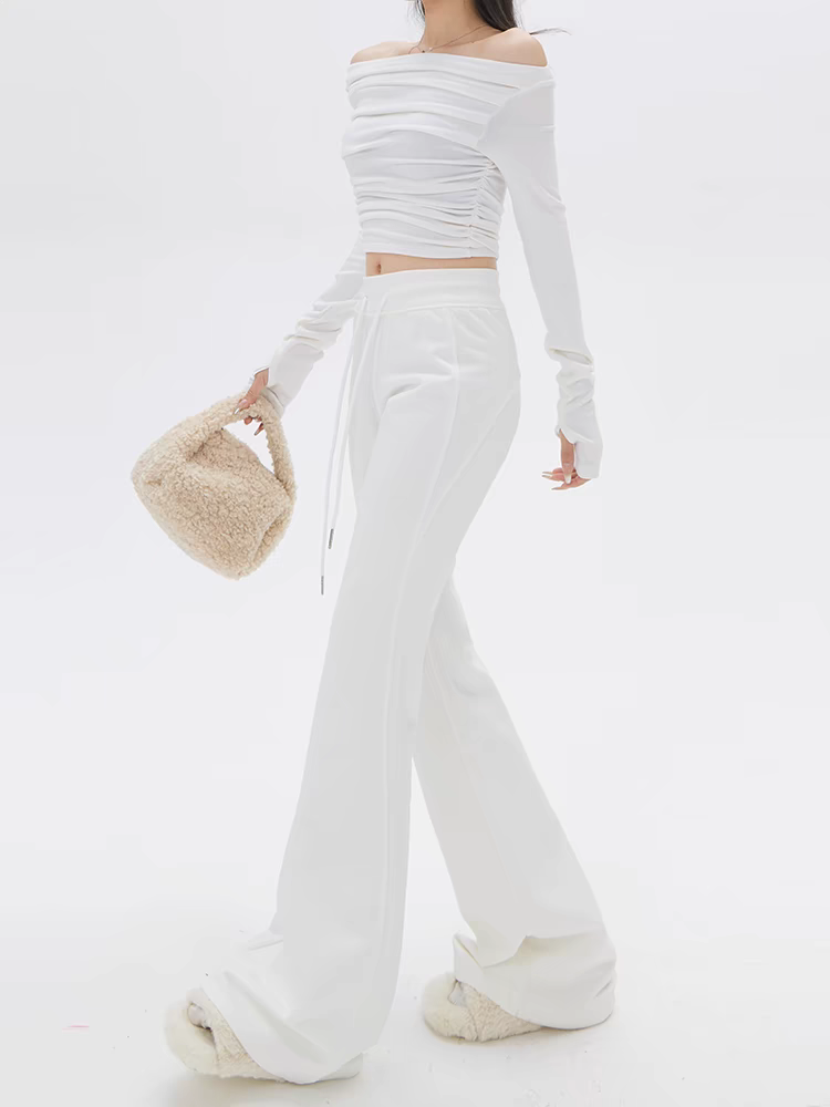 Relaxed Yoga Activewear Flared Pants.