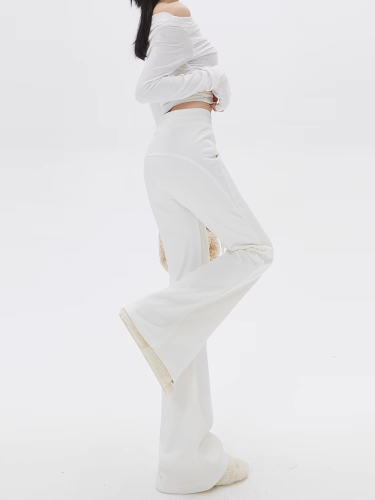 Relaxed Yoga Activewear Flared Pants.