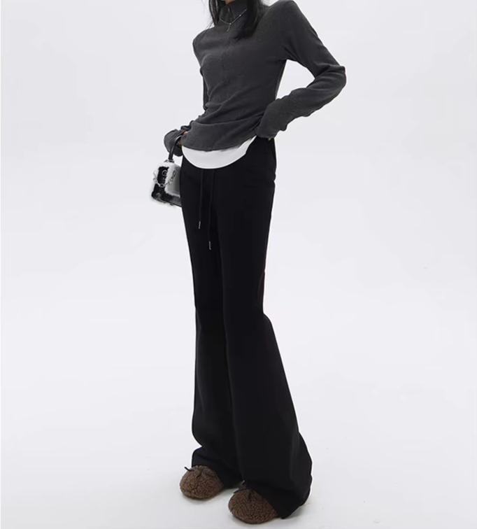 Relaxed Yoga Activewear Flared Pants.