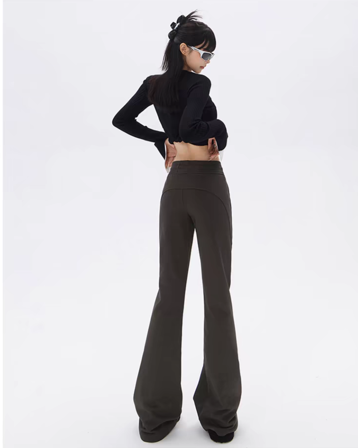 Relaxed Yoga Activewear Flared Pants.