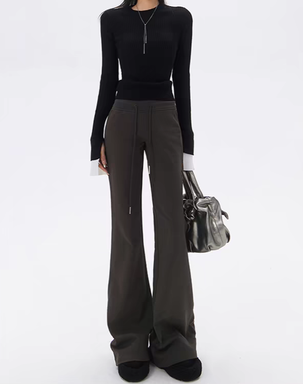 Relaxed Yoga Activewear Flared Pants.