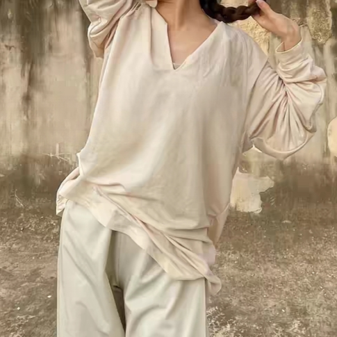 Casual Cotton Dance Costume Shirt