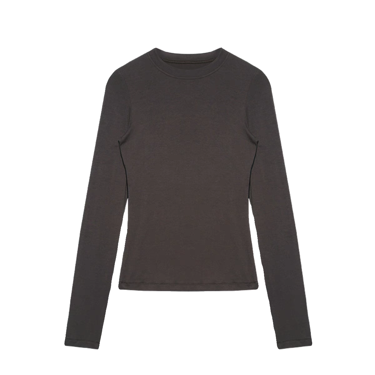 Round neck thin slim fit shirt