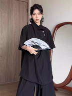 Irregularly designed niche ice silk T-shirt